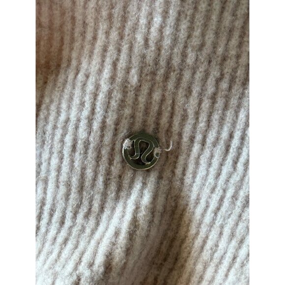 Lululemon Restful Intention Sweater Ribbed Long Sleeve Pockets Pink Size S - Picture 5 of 7